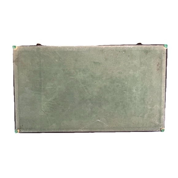 Vintage Multi-tier Jewelry Box Storage Black Leather Collectible - Picture 8 of 10